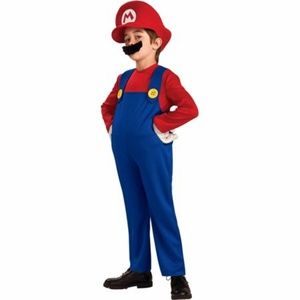 Super Mario Deluxe Child Costume Size Large(10-12)